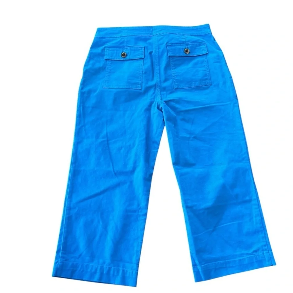Boden Women's 12p Blue Wide-Leg‎ Pants High Waist